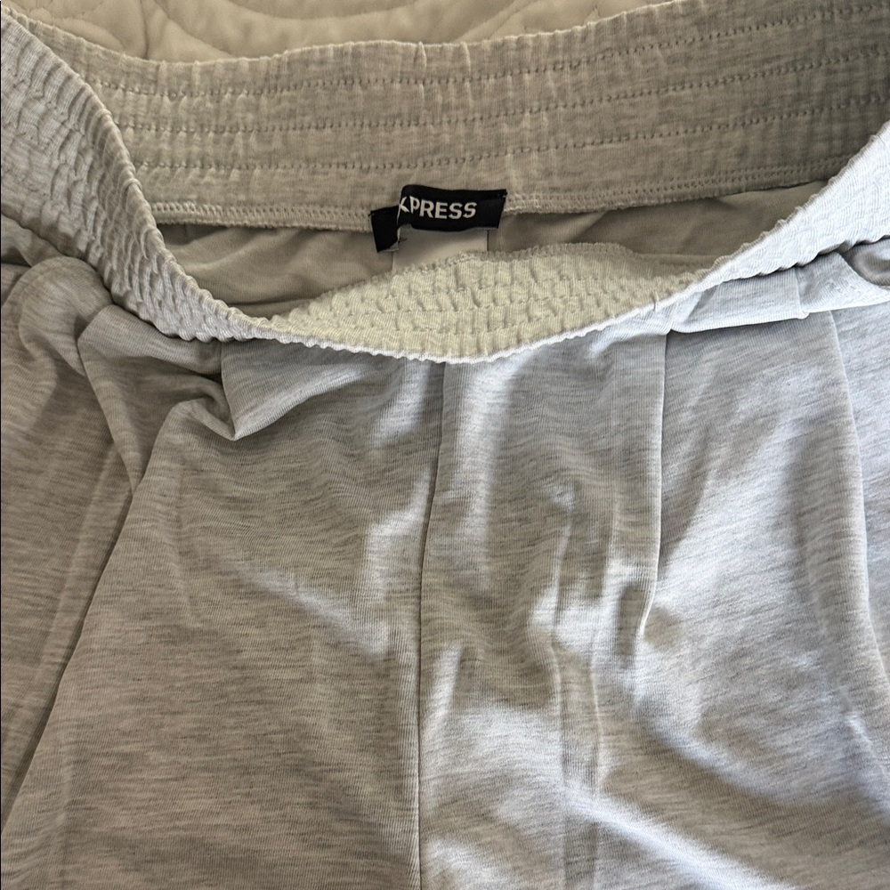 Express Heather Gray Trousers
